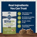 Blue Buffalo Blue Bits Plus Daily Benefit Dog Treats, Soft & Chewy Chicken and Pumpkin Morsels, 9.5-oz Bag, Formulated for Digestion & Immune Support