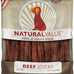 Loving Pets Natural Value Duck Sausages - Soft Jerky Dog Treats for Large & Small Breeds - Healthy Gluten, Wheat, Soy & Grain Free Pet Treats