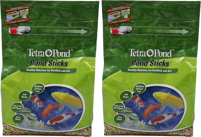 TetraPond Pond Sticks for Goldfish and Koi, 2.53 Pounds, Soft Sticks for Easy Digestion
