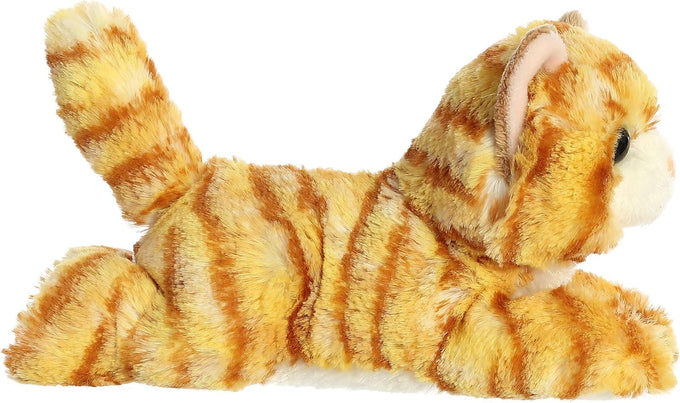 Aurora Adorable Mini Ginger Cat Stuffed Animal 8 Inches Orange Plush Toy for Kids and Adults