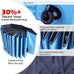 jasonwell 32 inch collapsible dog pet pool blue