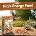 Raw shelled peanuts for squirrels and wildlife, unsalted and grown in the USA, 25 lb bulk