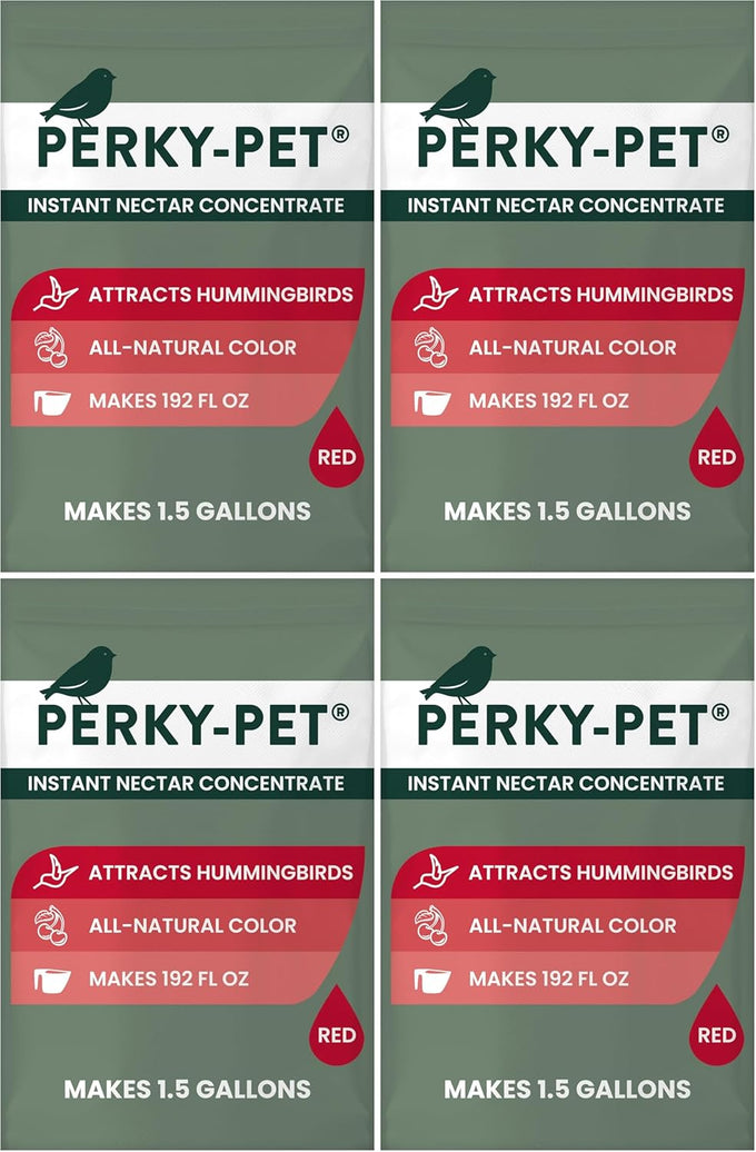 Perky-Pet 2 lb Hummingbird Instant Nectar Powder Concentrate - Makes 192 oz Liquid Food - 100% Sucrose
