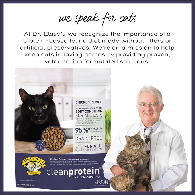 Dr. Elsey's cleanprotein Chicken Cat Kibble 2 lb. Bag