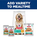Hill's Science Diet Adult Perfect Weight Wet Dog Food, Hearty Vegetables & Salmon Stew, 12.5 oz. Cans, 12-Pack