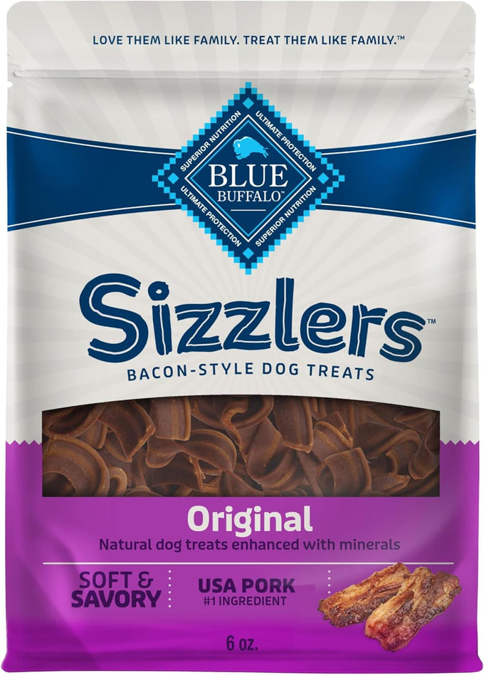 Blue Buffalo 6-oz Original Flavor Soft-Moist Dog Treats with Real USA Pork, Bacon-Style