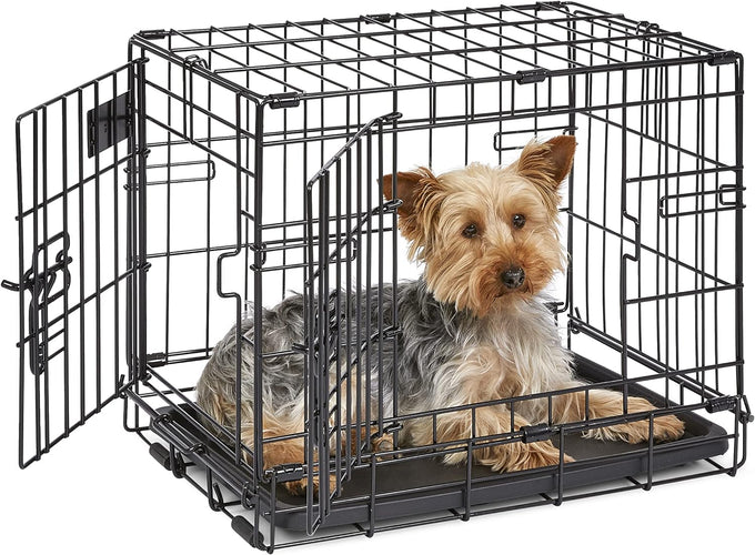 MidWest Homes for Pets 30-inch iCrate for medium breeds, 21-40 lbs, durable and easy to assemble