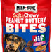 Milk-Bone Peanut Buttery Bites Soft Dog Treats with Real Peanut Butter & Bacon, 32-oz Bag, No Artificial Flavors