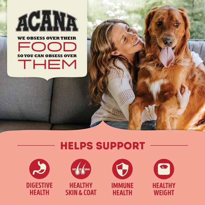 ACANA Grain-Free Dry Dog Food, Red Meat Recipe, 4.5 lb