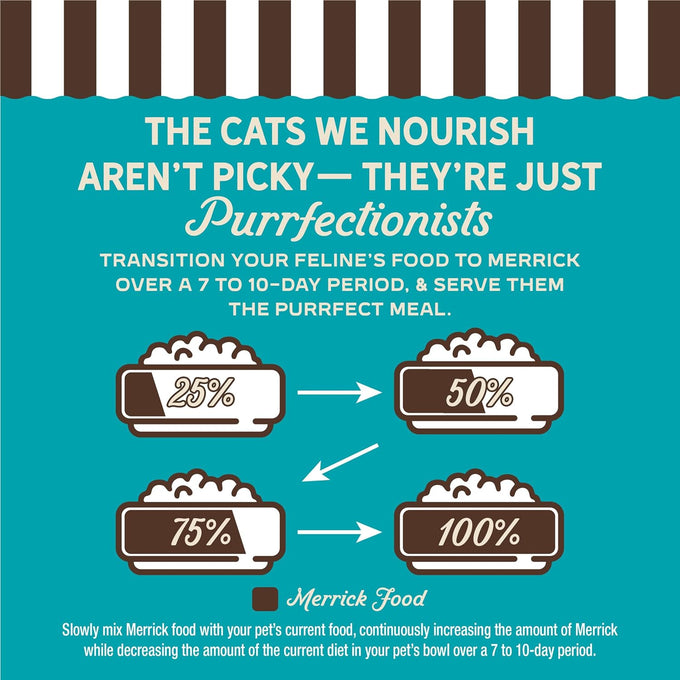 Merrick Purrfect Bistro grain-free, premium, soft canned duck adult wet cat food, 24 pack, 3 oz cans