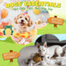 xiugoal 3 pack no stuffing interactive dog toys for small medium breeds with crinkle squeaky sounds