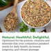 wholesome dr. harvey's parakeet food with 10 seed types, 7 nuts, 15 fruits & vegetables, no chemicals (4 pounds)