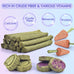 KATUMO 24PCS natural rabbit chew treats, timothy hay sticks, carrot sticks, healthy bunny toys, small animal chews