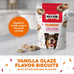 Milk-Bone Dunkin' Vanilla Glaze Flavor Dog Biscuits, 8 Ounce Bag, Donut Inspired, Natural Flavors