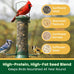 Happy Wings 5lb No Grow Songbird Bird Seed Mix with Sunflower, Safflower & Peanuts for Outside Feeders
