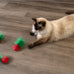 Catstages Strawbabies 3-Pack interactive cat toys for kittens and indoor cats with catnip, feathers, and crinkle