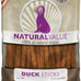 Loving Pets Natural Value Duck Sausages - Soft Jerky Dog Treats for Large & Small Breeds - Healthy Gluten, Wheat, Soy & Grain Free Pet Treats