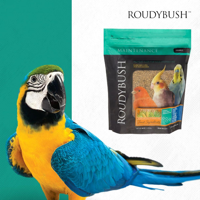 Roudybush Daily Maintenance Bird Food Crumbles 44-Ounce Pellet Blend 2.75 lb
