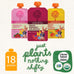 Peter Rabbit Organics 100% USDA Certified Organic 4 oz. Squeezable Snack Pouches Variety Pack of 18