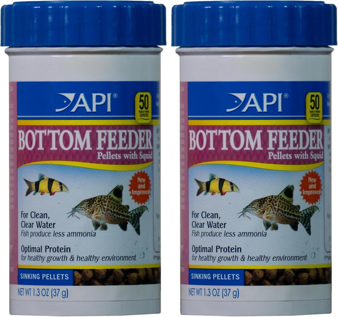 api goldfish pellets fish food 7-ounce container for healthy digestion and clear water