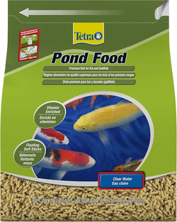 Tetra PondFood Premium Diet for Koi and Goldfish, 1.25 lb, Floating Sticks, Vitamin Enriched, 50°F+ Water