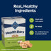 Blue Buffalo Mini Health Bars crunchy dog biscuits, oven-baked with natural ingredients, apples & yogurt, 2-lb box