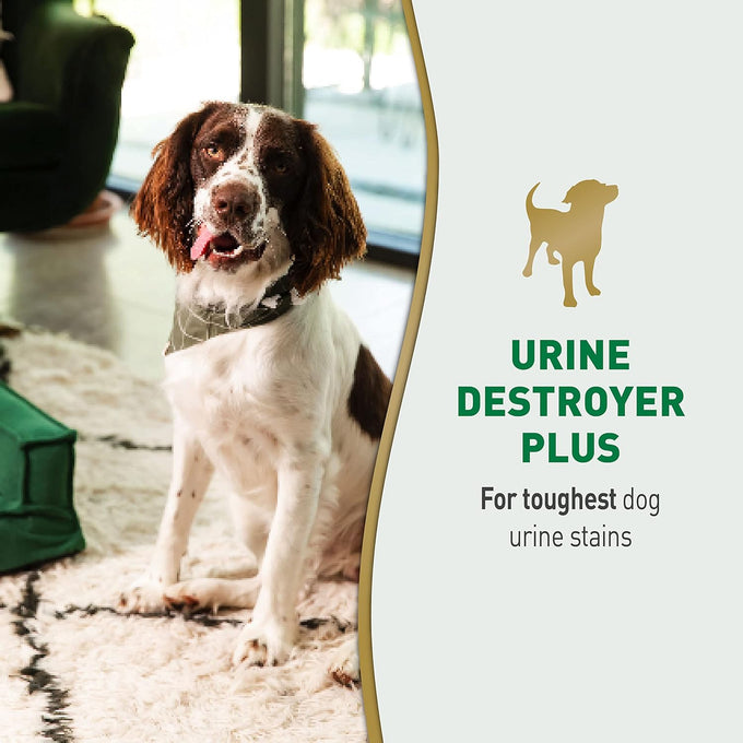 Nature's Miracle Enzymatic Urine Destroyer Plus for Dogs, 32 oz, Severe Stain Removal Formula