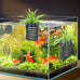 Black aquarium plant holder 4 PCS with 24 hooks, 20 suction cups for fish tank decorations