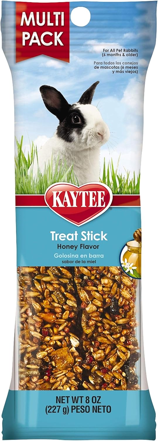 Kaytee Treat Stick Honey Flavor Rabbit 8 oz Nutritious Treat for Small Pets