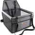 petbobi pet car booster seat for small dogs portable breathable bag with seat belt safety stable travel
