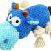 IOKHEIRA Carrot Orange Cattle Cotton Dog Squeaky Plush Toy for Large Aggressive Chewers
