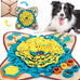 AWOOF Pet Snuffle Mat for Dogs, Interactive Feed Game with Natural Foraging Skills, Non-slip & Portable for Indoor Outdoor Use