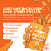 Davie's 100% Natural Sweet Potato Dog Chews, Low Fat, Low Allergenic, 1 lb. Bag