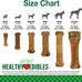 Nylabone Healthy Edibles Roast Beef, Apple & Bacon Flavor Puppy Chews X-Small 3 Count