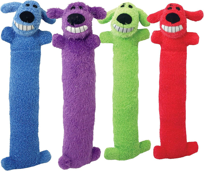Multipet Original Loofa Dog Plush Toy - 6 Inch Squeaky Toy for Small to Medium Dogs - Extra Soft Plush
