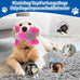 loncoldy plush chew toys for large dogs, crinkle stuffed animal squeaky interactive toys for small medium large dogs