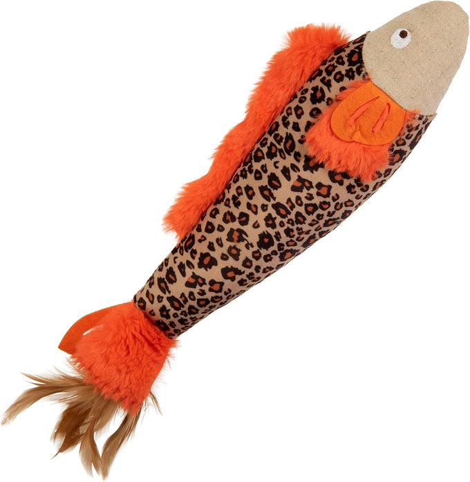 SmartyKat Instincts 2-Pack HappyNip Love Mates Feather Birds Plush Cat Toys Orange/Green