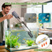 Cordless 6-in-1 Electric Fish Tank Cleaner, 36W Rechargeable, 650GPH Strong Suction for 5-150 Gallon Tanks