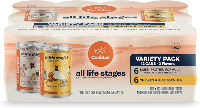 Canidae All Life Stages Premium Wet Dog Food, Chicken & Rice, 13 oz (6 Pack)