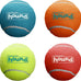 Outward Hound Squeaker Ballz, medium tennis balls, 2.5", 4-pack for dogs under 50 lbs, interactive dog toys