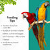 RoudyBush Daily Maintenance Food for Small Birds - Scientifically Formulated Pellets with Corn, Wheat, Soy, and More - 44oz