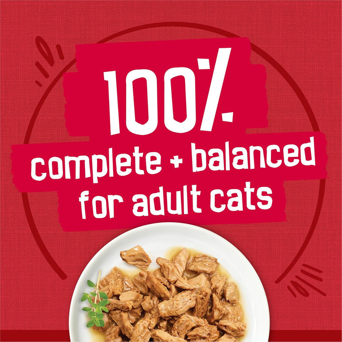 Purina Friskies Prime Filets with Beef in Wet Cat Food Gravy, 5.5 oz cans, pack of 24
