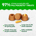 Greenies pill pockets for dogs large size peanut butter flavor 15.8 oz pouch