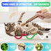 GBSYU 6Pcs Silvervine Cat Chew Rope & Sticks, Refillable Catnip Bag for Teeth Cleaning and Stress Relief