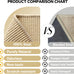 Natural Sisal cat scratcher with ball track, wooden base for indoor kittens and medium cats