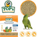 TOP's USDA Organic Certified Parrot Food Pellets for Small Hookbills, Non-GMO, Soy & Corn Free (4lbs)