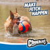 chuckit kick fetch ball dog toy large size 8-inch diameter floats in water durable rubber and foam