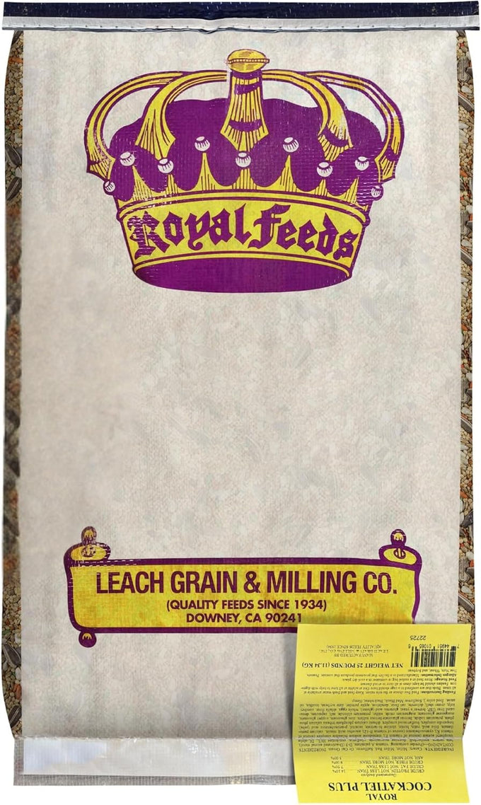 Cockatiel Plus 5 Lbs bird seed, nutrient-rich mixed birdseeds, natural seeds for small parrot, daily growth energy, healthy balanced diet