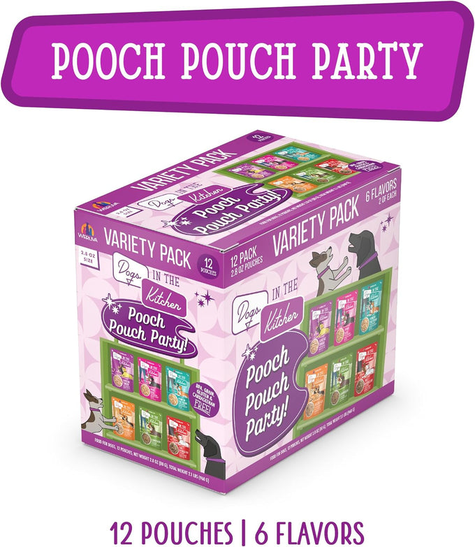 Weruva Dogs in The Kitchen Variety Pack Pouch Wet Dog Food