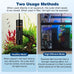 hygger 11w aquarium u-v light with timer for green water & algae, suitable for 60-180 gal freshwater & saltwater fish tanks